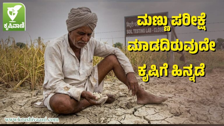 ಮಣ್ಣು ಪರೀಕ್ಷೆ ಮಾಡದಿರುವುದೇ ಕೃಷಿಗೆ ಹಿನ್ನಡೆ.